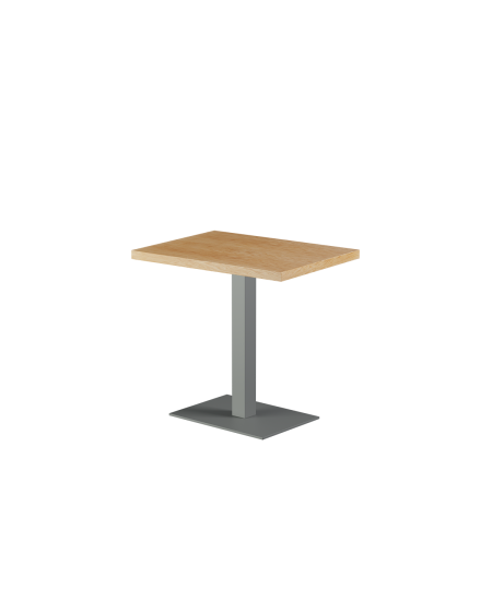 Stolik Alfa 40x55 szary blat drewniano-fornirowany