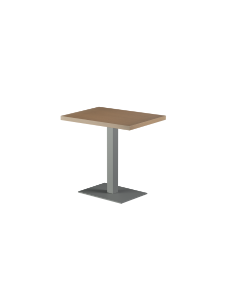 Stolik Alfa 40x55 szary blat drewniano-fornirowany