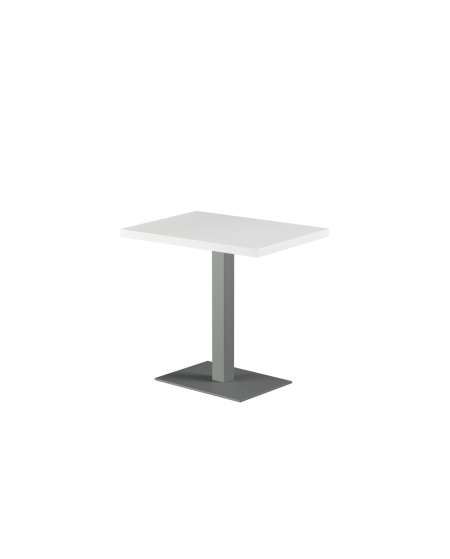 Stolik Alfa 40x55 szary blat drewniano-fornirowany