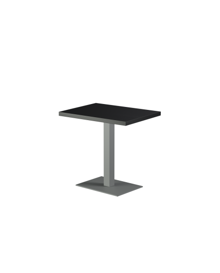 Stolik Alfa 40x55 szary blat drewniano-fornirowany