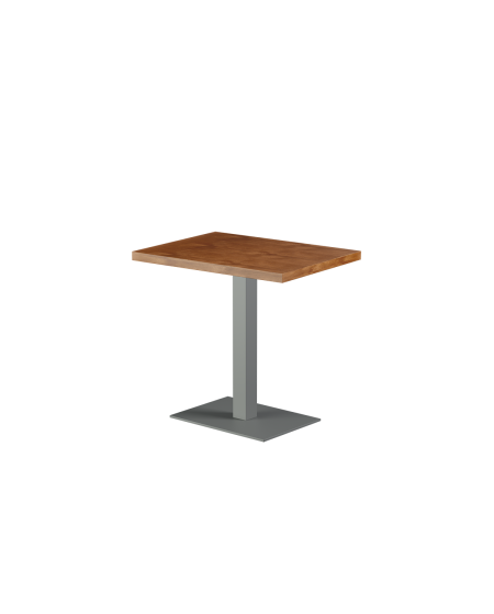 Stolik Alfa 40x55 szary blat drewniano-fornirowany