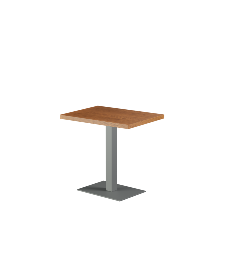 Stolik Alfa 40x55 szary blat drewniano-fornirowany