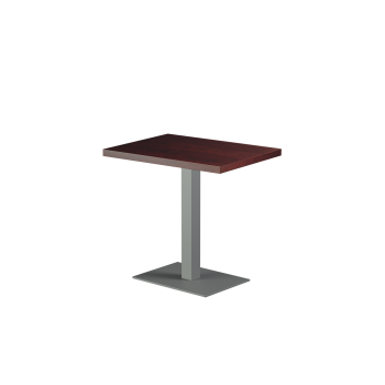 Stolik Alfa 40x55 szary blat drewniano-fornirowany