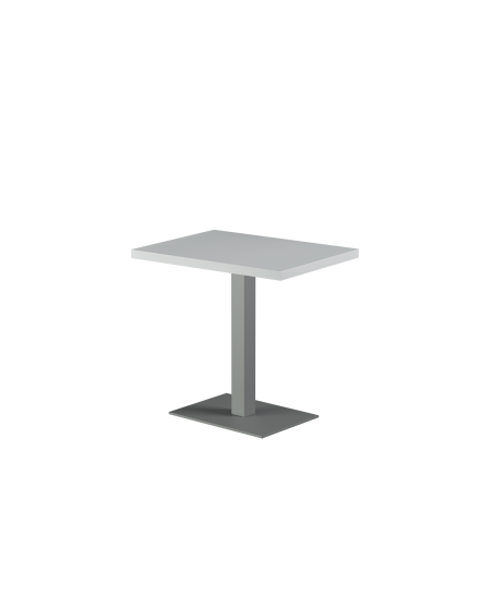 Stolik Alfa 40x55 szary blat drewniano-fornirowany