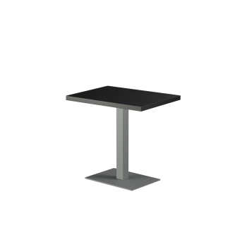 Stolik Alfa 40x55 szary blat drewniano-fornirowany