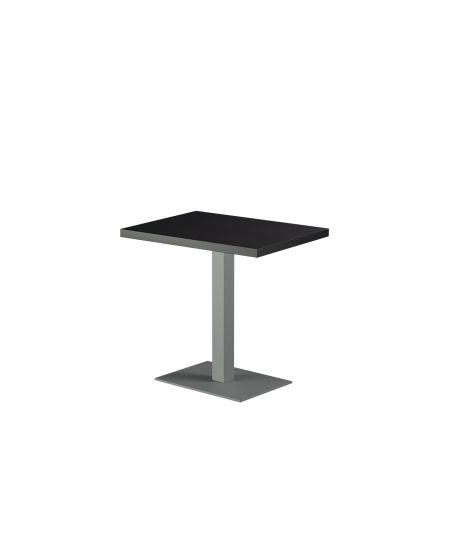 Stolik Alfa 40x55 szary blat drewniano-fornirowany