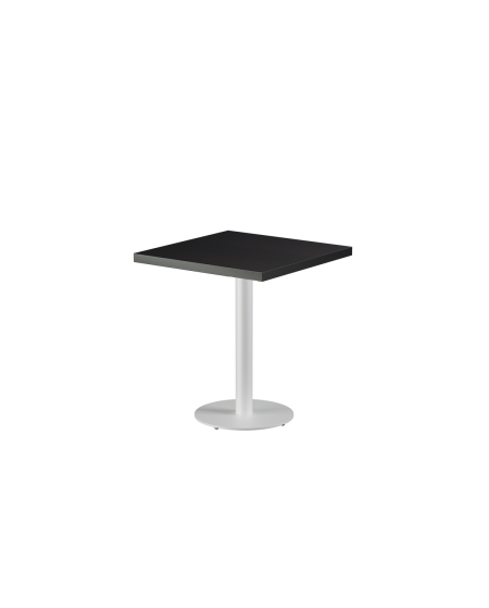 Stolik Alfa R biały blat drewniano-fornirowany