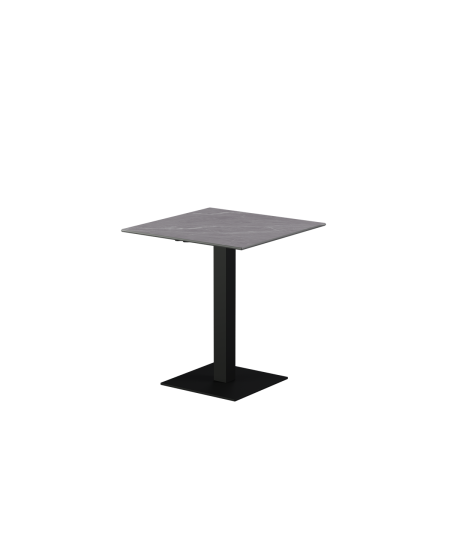 Stolik Alfa S czarny blat ze spieku kwarcowego