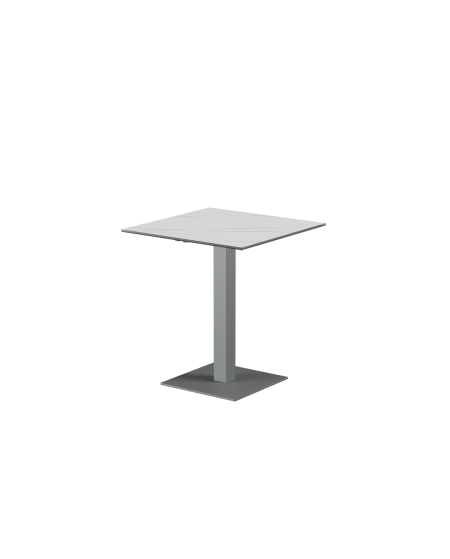 Stolik Alfa S szary blat ze spieku kwarcowego