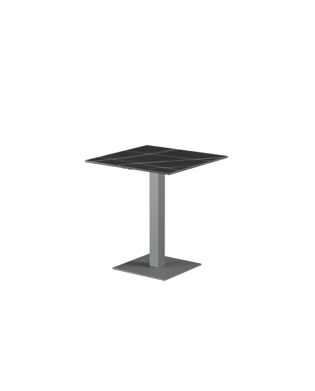 Stolik Alfa S szary blat ze spieku kwarcowego