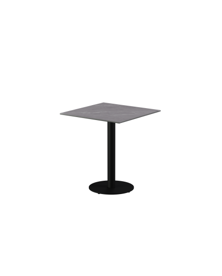 Stolik Alfa R czarny blat ze spieku kwarcowego