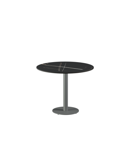 Stolik Alfa R szary blat ze spieku kwarcowego