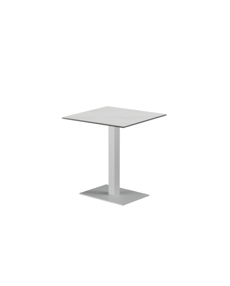 Stolik Alfa 40x55 biały blat ze spieku kwarcowego