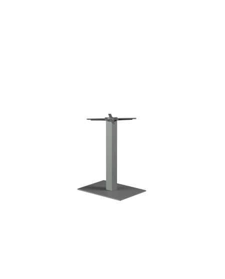 Stolik Alfa 40x55 szary blat ze spieku kwarcowego