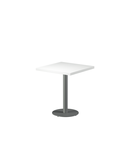 Stolik Alfa R szary blat drewniano-fornirowany