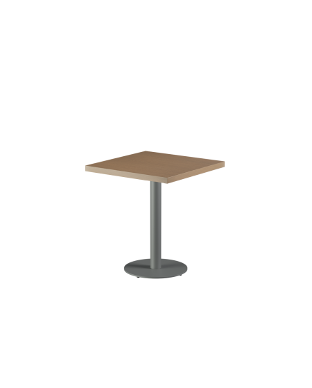 Stolik Alfa R szary blat drewniano-fornirowany