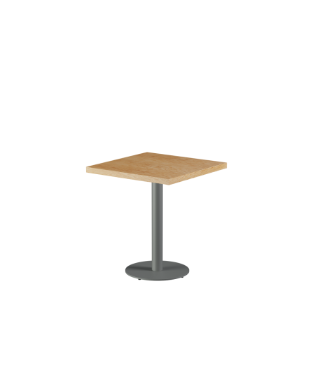 Stolik Alfa R szary blat drewniano-fornirowany