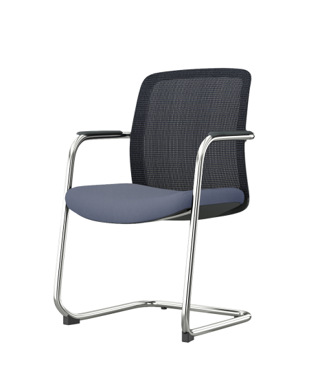 Krzesło Quadra czarno szare