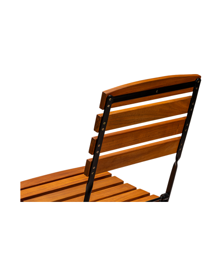 Krzesło Lara czarno akacjowe