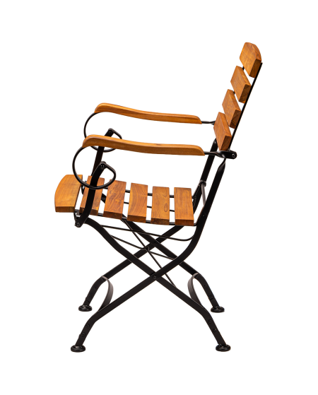 Krzesło Lara Grand czarno akacjowe