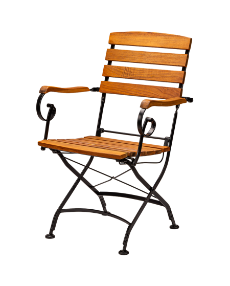 Krzesło Lara Grand czarno akacjowe