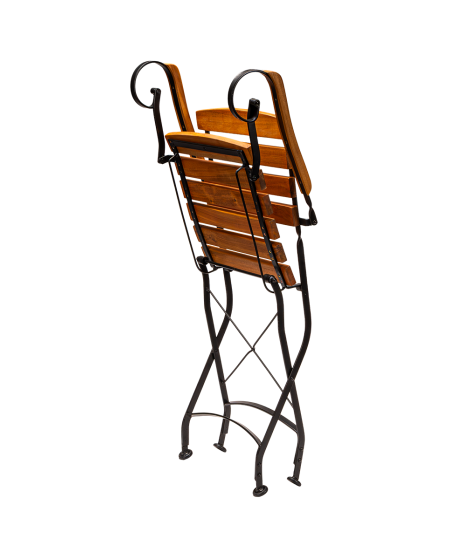 Krzesło Lara Grand czarno akacjowe