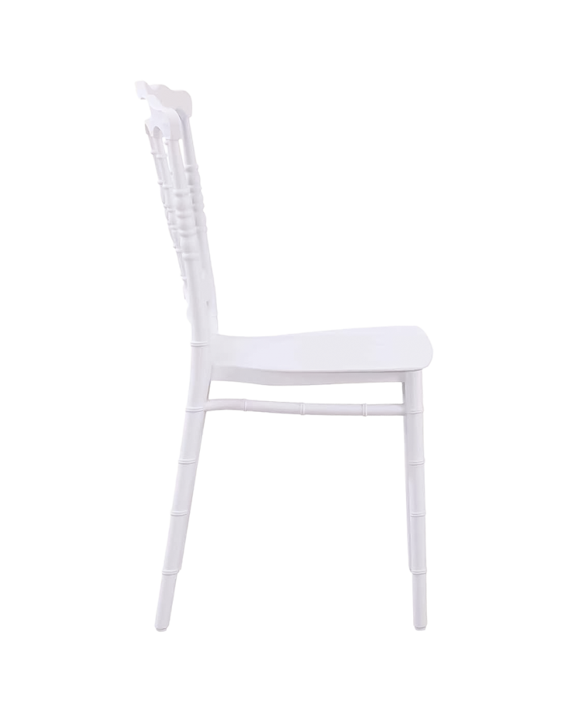Stolička Chiavari Napoleon Simple, biela