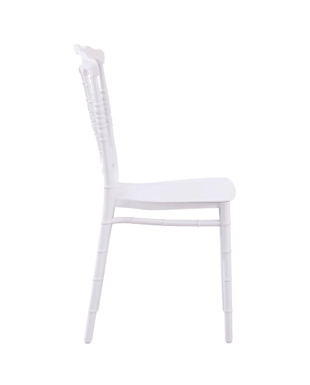 Krzesło Chiavari Napoleon Simple białe