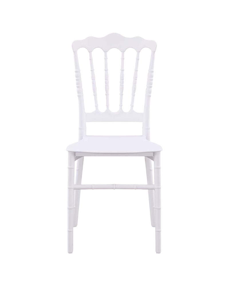 Stolička Chiavari Napoleon Simple, biela
