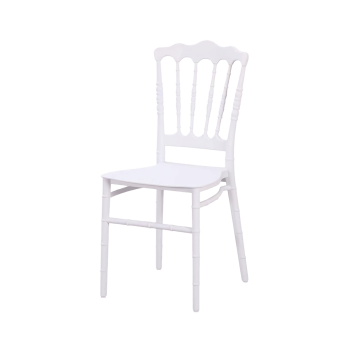 Krzesło Chiavari Napoleon Simple białe