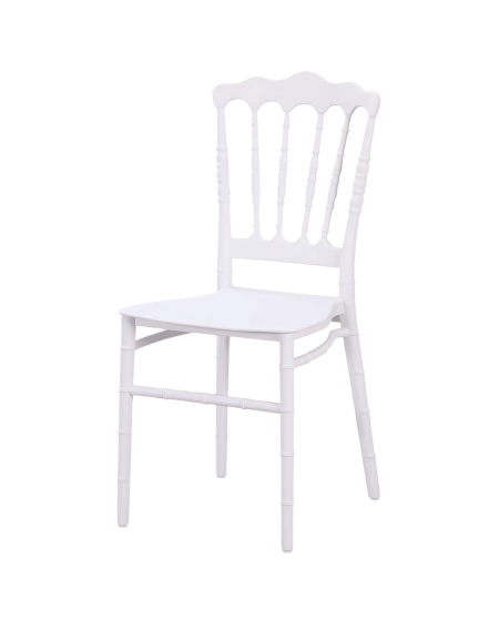 Krzesło Chiavari Napoleon Simple białe
