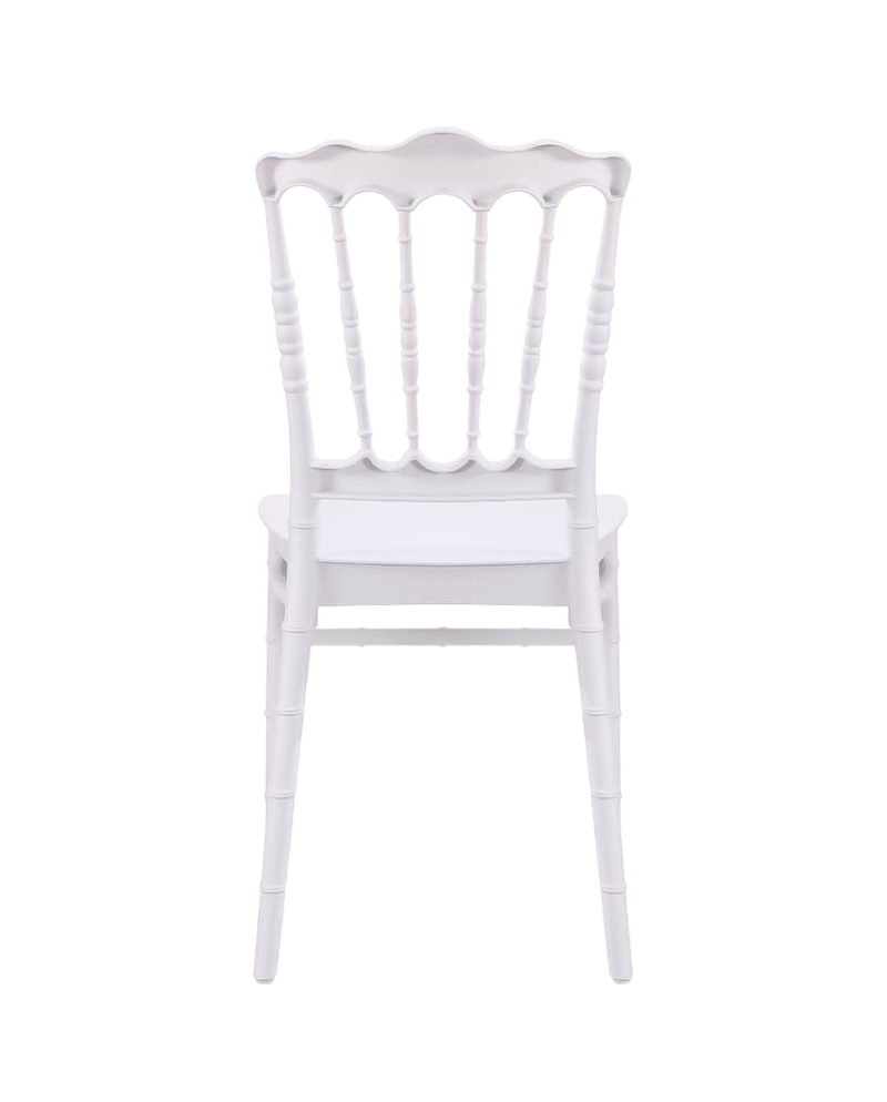 Stolička Chiavari Napoleon Simple, biela