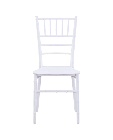 Krzesło Chiavari Tiffany Simple białe