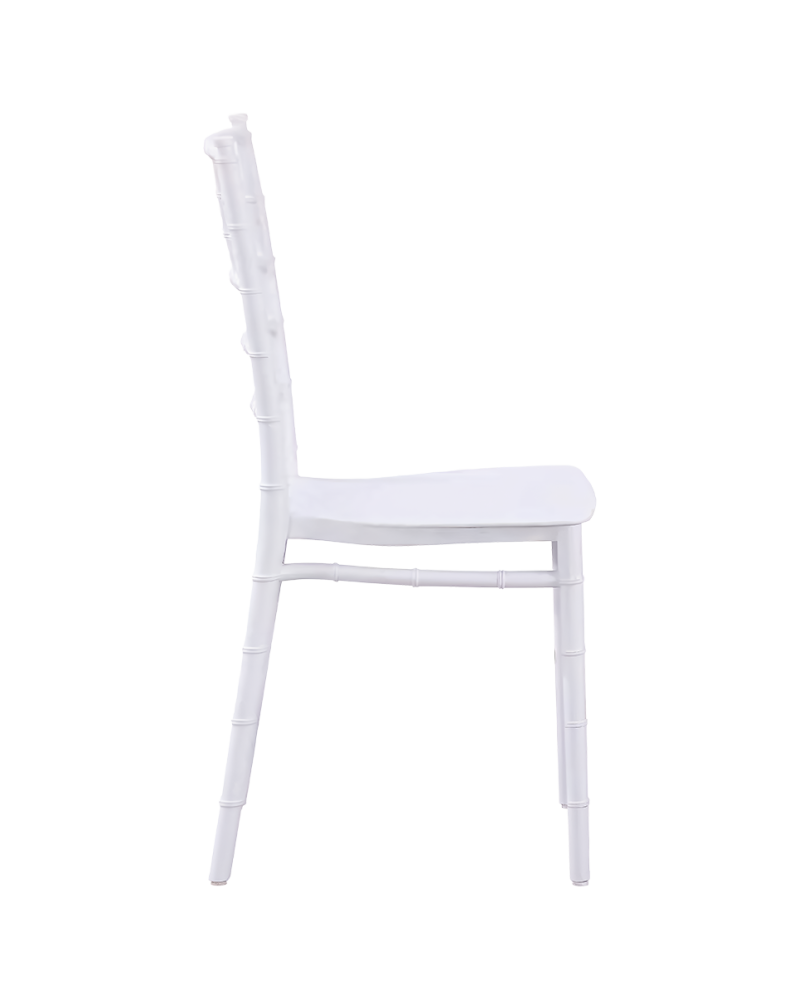 Stolička Chiavari Tiffany Simple, biela