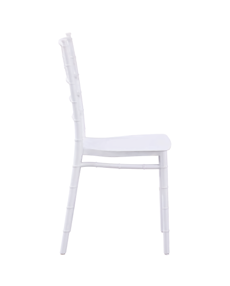 Krzesło Chiavari Tiffany Simple białe