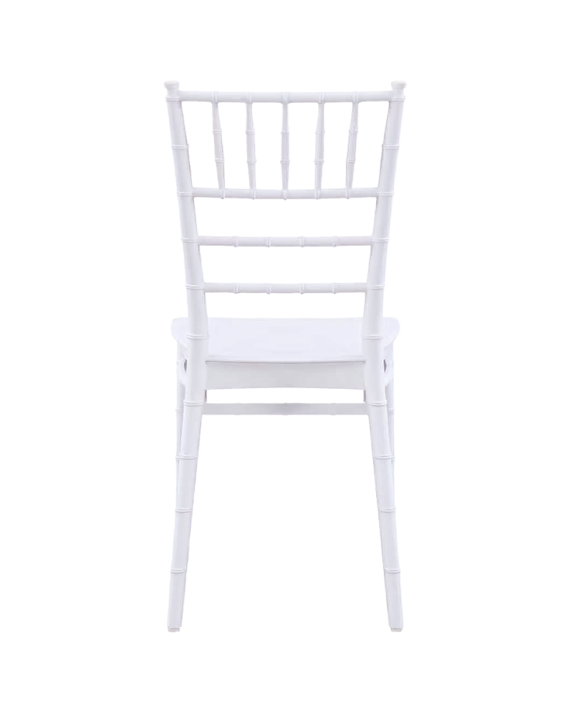 Stolička Chiavari Tiffany Simple, biela
