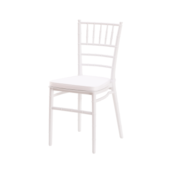 Krzesło Chiavari Tiffany Simple białe