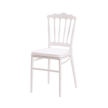 Krzesło Chiavari Napoleon Simple białe