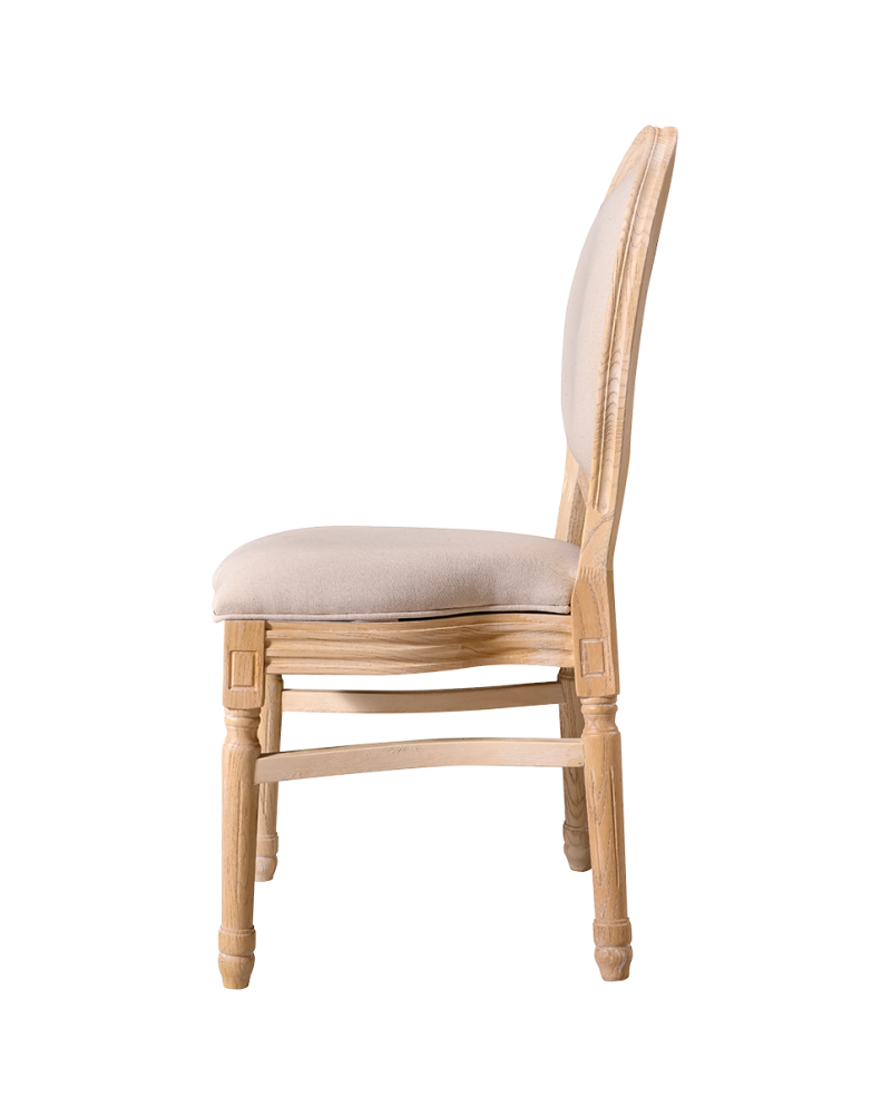 Stolička Monarch Full Tap, zlatý dub/béžová