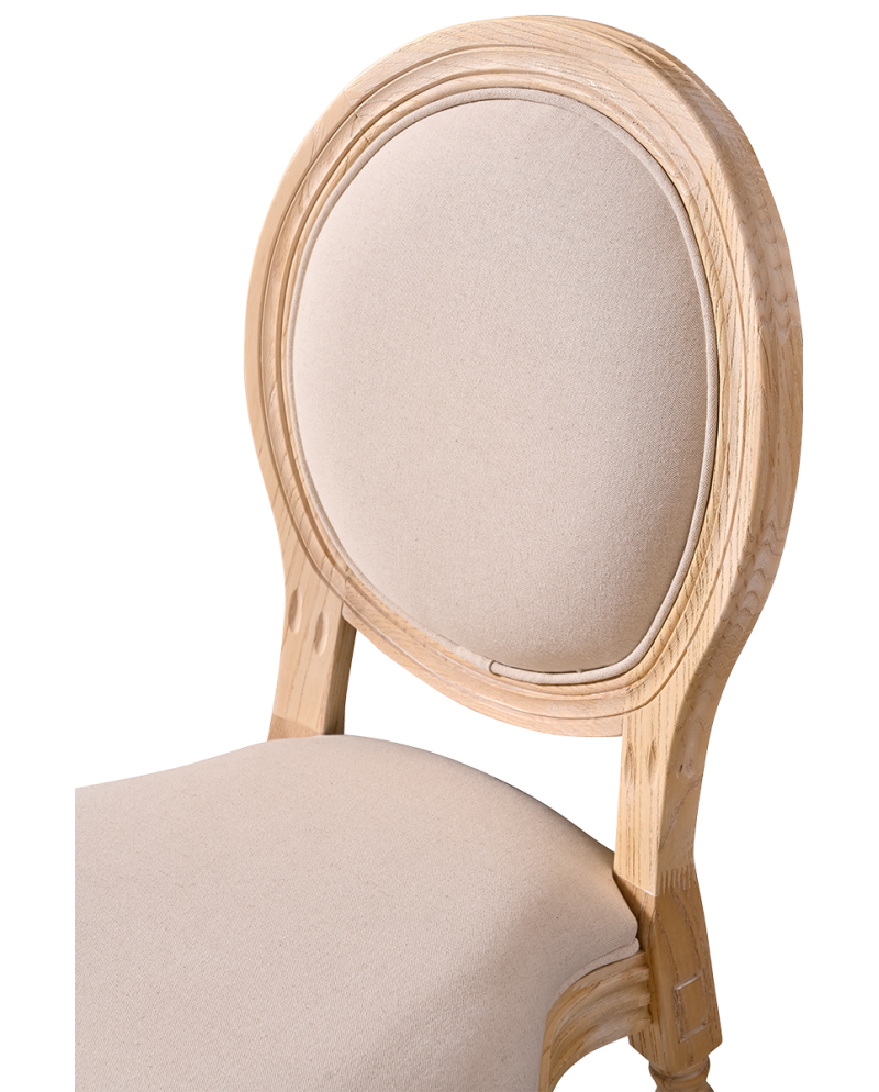 Stolička Monarch Full Tap, zlatý dub/béžová