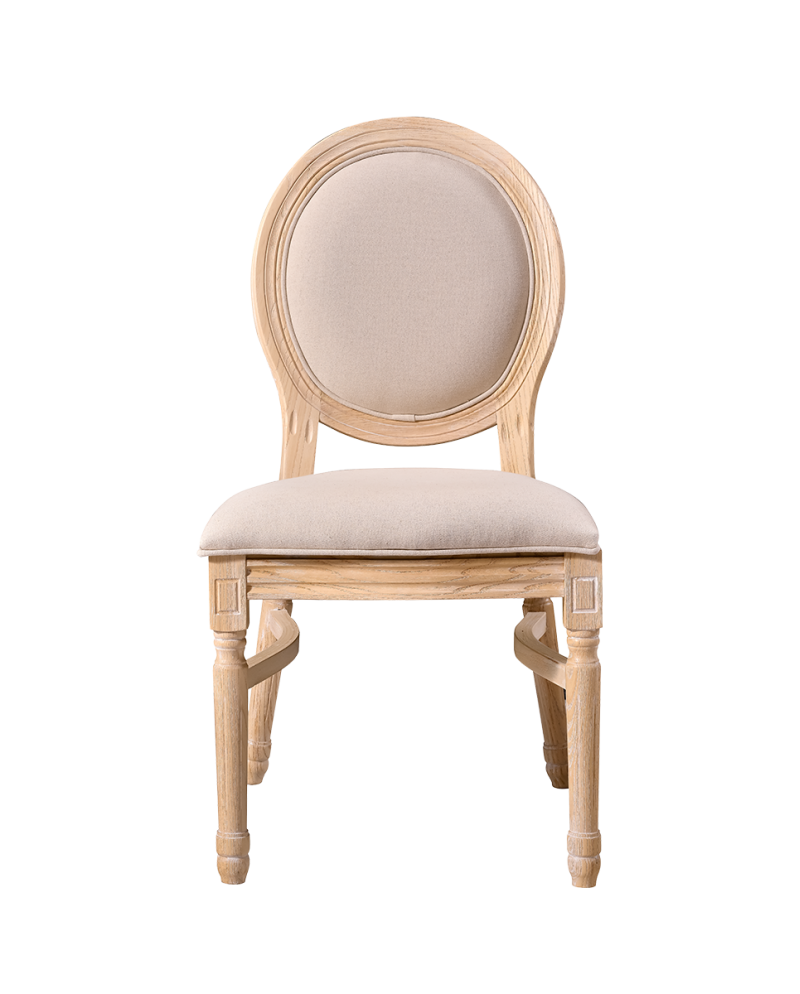 Stolička Monarch Full Tap, zlatý dub/béžová