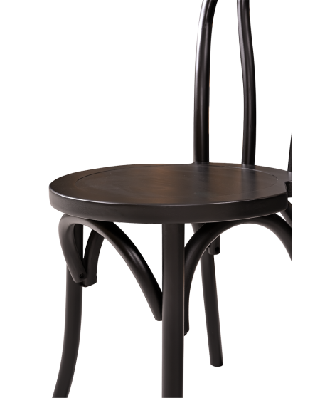 Krzesło Monet Wood czarne