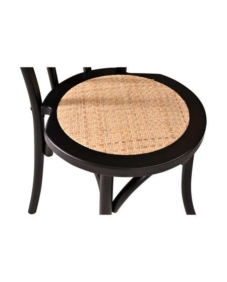 Krzesło Monet Wood RT czarne