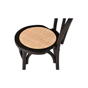 Krzesło Monet Wood RT czarne