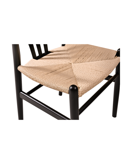 Krzesło Wishbone czarne