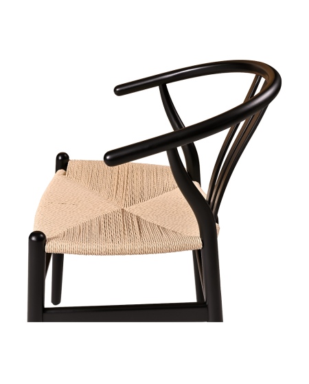 Krzesło Wishbone czarne