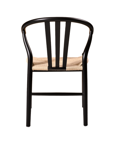 Krzesło Wishbone czarne