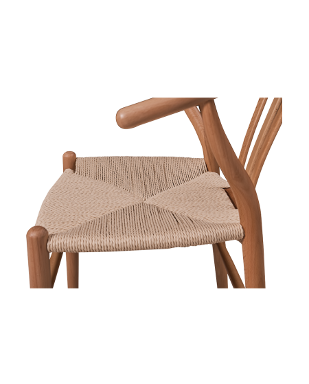 Krzesło Wishbone naturalne