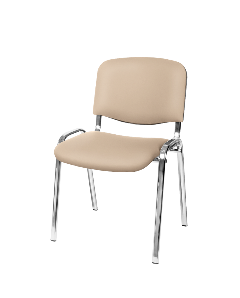 Krzesło Iso Standard CR T0046 beżowe ekoskóra