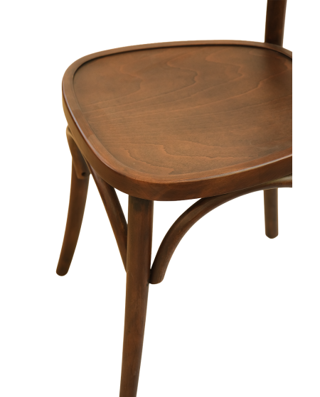 Krzesło drewniane Boomerang orzech